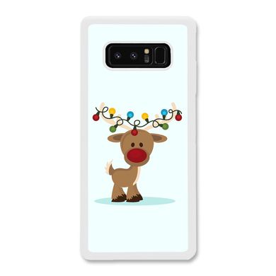 Новорічний чохол «Deer with garland» на Samsung Note 8 арт. 1216