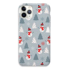 Новогодний чехол «Snowmen» на iPhone 11 Pro арт. 1171