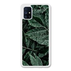 Чехол «Green leaves» на Samsung M51 арт. 1322