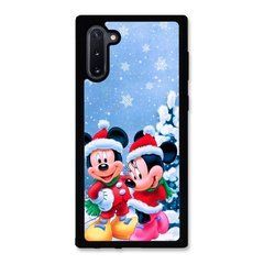 Новорічний чохол &laquo;Mickey Mouse and Minnie Mouse&raquo; на Samsung Note 10 арт. 1906