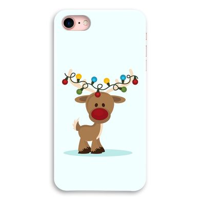 Новорічний чохол «Deer with garland» на iPhone 7|8|SE 2 арт. 1216