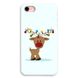 Новорічний чохол «Deer with garland» на iPhone 7|8|SE 2 арт. 1216