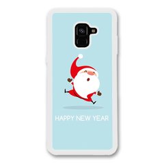 Новогодний чехол «Happy New Year» на Samsung A8 Plus 2018 арт. 1180