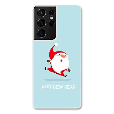 Новогодний чехол «Happy New Year» на Samsung S21 Ultra арт. 1180