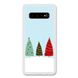 Новорічний чохол «Christmas trees on the hill» на Samsung S10 Plus арт. 1218