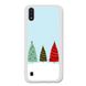 Новорічний чохол «Christmas trees on the hill» на Samsung A01 арт. 1218