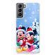 Новогодний чехол &laquo;Mickey Mouse and Minnie Mouse&raquo; на Samsung S22 Plus арт. 1906