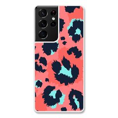 Чохол «Pink leopard» на Samsung S21 Ultra арт. 1396