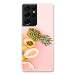 Чехол «Tropical fruits» на Samsung S21 Ultra арт. 988