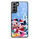 Новогодний чехол &laquo;Mickey Mouse and Minnie Mouse&raquo; на Samsung S22 Plus арт. 1906