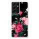 Чохол «Dark flowers» на Samsung S21 Ultra арт. 1237