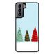 Новорічний чохол «Christmas trees on the hill» на Samsung S21 арт. 1218