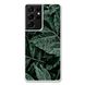 Чехол «Green leaves» на Samsung S21 Ultra арт. 1322