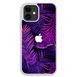 Чехол &laquo;Purple leaves&raquo; на iPhone 12 mini арт.1689-я