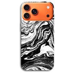 Чехол &laquo;Black and white stains&raquo; на iPhone 17 Pro Max арт.2241