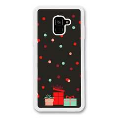 Новогодний чехол «Christmas presents» на Samsung A8 Plus 2018 арт. 1181