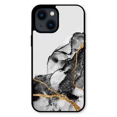 Чохол &laquo;Black with gold&raquo; на iPhone 14 арт.2252