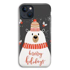 Новогодний чехол &laquo;Happy Holidays&raquo; на iPhone 14 Plus арт. 1897