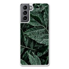 Чохол «Green leaves» на Samsung S21 арт. 1322