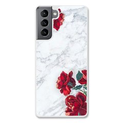 Чехол «Marble roses» на Samsung S21 арт. 785
