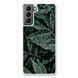 Чехол &laquo;Green leaves&raquo; на Samsung S21 арт. 1322
