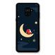 Новорічний чохол &laquo;Santa Claus on the moon&raquo; на Samsung A8 2018 арт. 1497