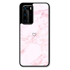 Чохол «Heart and pink marble» на Huawei P40 Pro арт. 1471