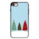 Новогодний чехол «Christmas trees on the hill» на iPhone 7|8|SE 2 арт. 1218