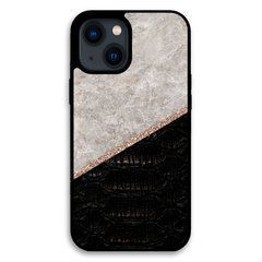 Чехол &laquo;Marble and leather&raquo; на iPhone 15 арт. 2477