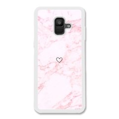 Чехол «Heart and pink marble» на Samsung А6 2018 арт. 1471