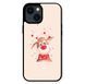 Новогодний чехол &laquo;Reindeer&raquo; на iPhone 15 Plus арт. 1564