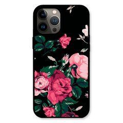 Чехол &laquo;Dark flowers&raquo; на iPhone 12|12 Pro арт.1237