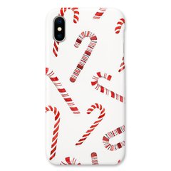 Новогодний чехол «Candy cane» на iPhone X|Xs арт. 1170