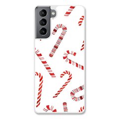 Новогодний чехол «Candy cane» на Samsung S21 Plus арт. 1170