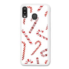 Новорічний чохол «Candy cane» на Samsung M10s арт. 1170