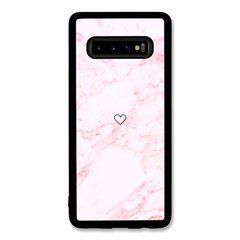 Чохол &laquo;Heart and pink marble&raquo; на Samsung S10 Plus арт. 1471