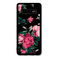 Чехол &laquo;Dark flowers&raquo; на Samsung S10 арт. 1237
