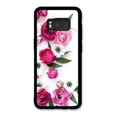 Чохол &laquo;Pink flowers&raquo; на Samsung S8 арт. 944