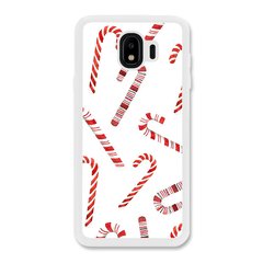 Новорічний чохол «Candy cane» на Samsung J4 2018 арт. 1170