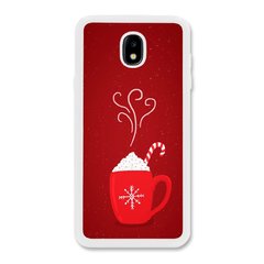 Новогодний чехол «Hot chocolate» на Samsung J7 2017 арт. 1183