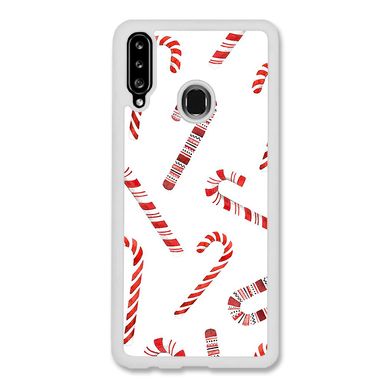 Новогодний чехол «Candy cane» на Samsung A20s арт. 1170