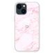 Чехол &laquo;Heart and pink marble&raquo; на iPhone 13 mini арт.1471