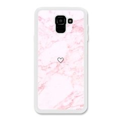Чохол «Heart and pink marble» на Samsung J6 2018 арт. 1471