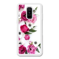 Чехол «Pink flowers» на Samsung А6 Plus 2018 арт. 944