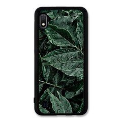 Чехол &laquo;Green leaves&raquo; на Samsung A10 арт. 1322