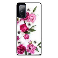 Чохол &laquo;Pink flowers&raquo; на Samsung S20 арт. 944