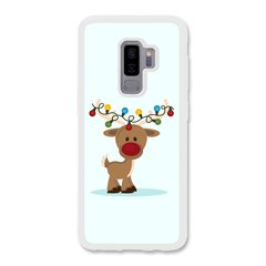 Новогодний чехол «Deer with garland» на Samsung S9 Plus арт. 1216