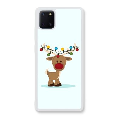 Новорічний чохол «Deer with garland» на Samsung Note 10 Lite арт. 1216