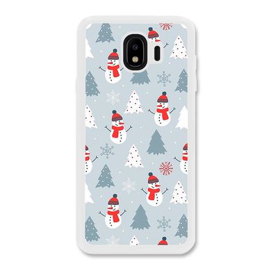 Новогодний чехол «Snowmen» на Samsung J4 2018 арт. 1171