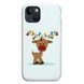 Новорічний чохол «Deer with garland» на iPhone 15 арт. 1216